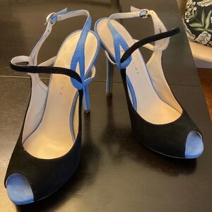 Ivanka Trump suede stilettos
